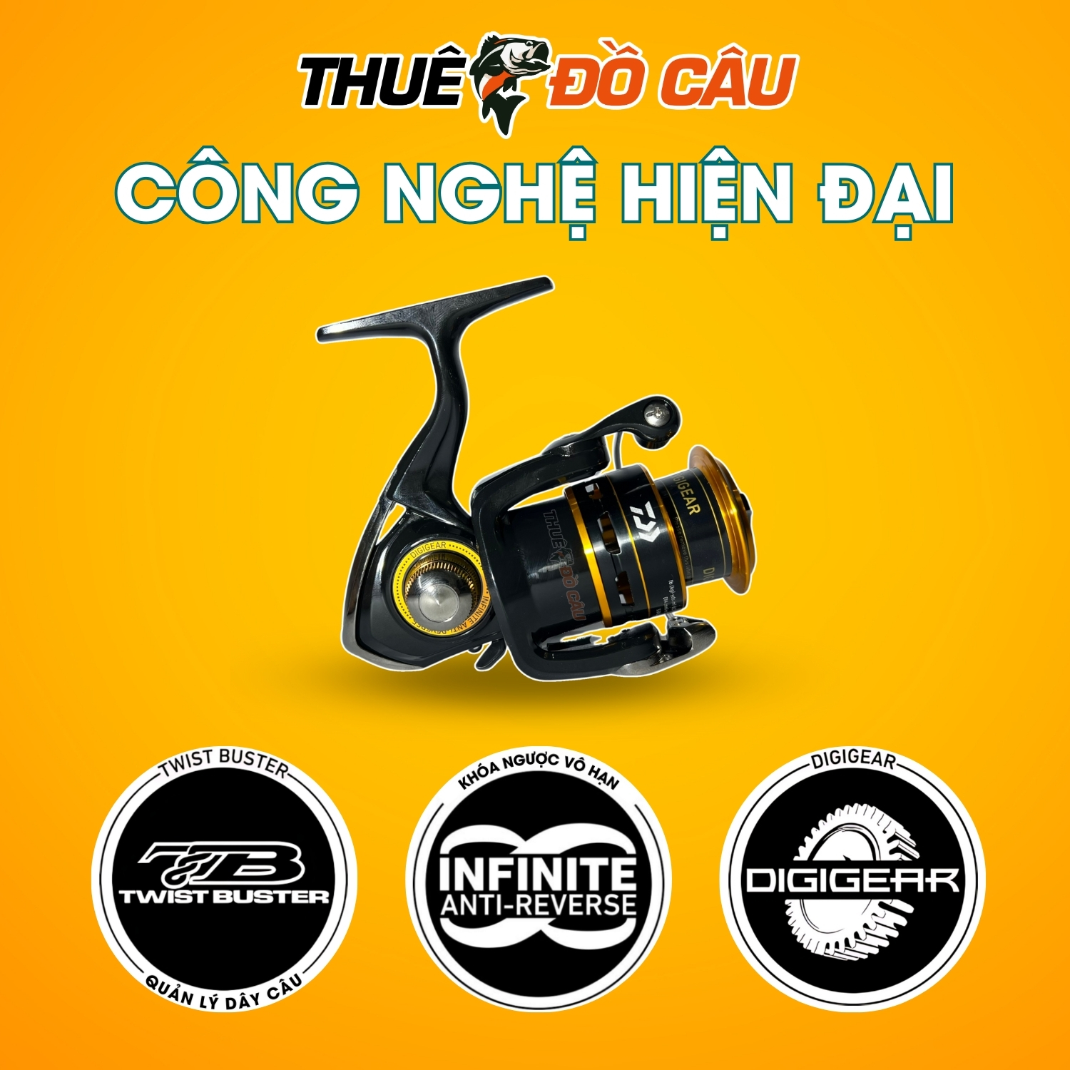 Công nghệ máy câu đứng Daiwa MG Z