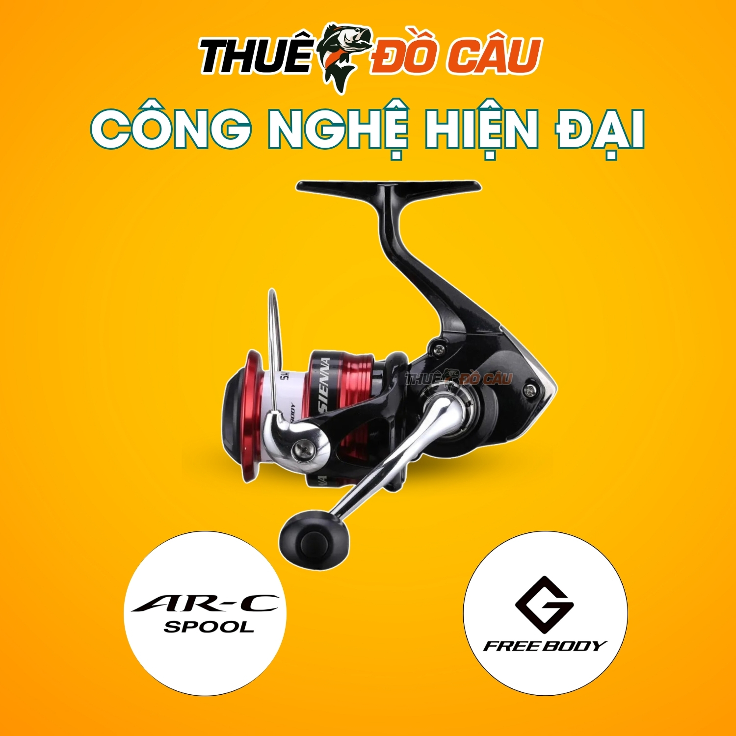 Công nghệ máy câu đứng Shimano Sienna FG