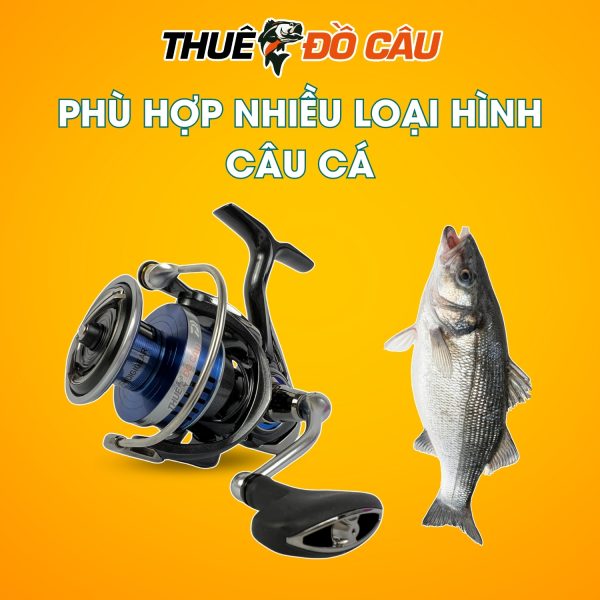 Máy câu đứng Daiwa Legalis LT D-C 2020 phù hợp nhiều loại hình câu cá