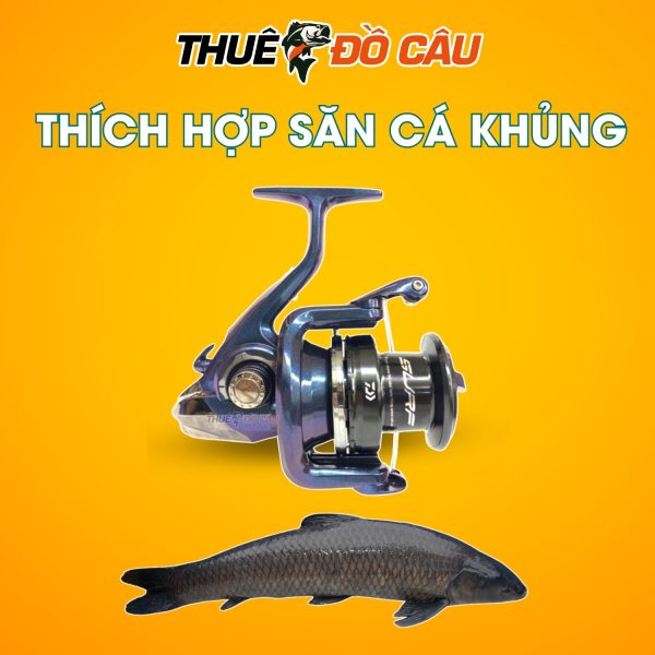 Máy câu đứng Daiwa Phantom Surf 5000 câu cá săn mồi