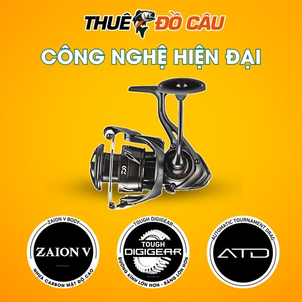 Size cối đa dạng máy câu đứng Daiwa Tatula Elite