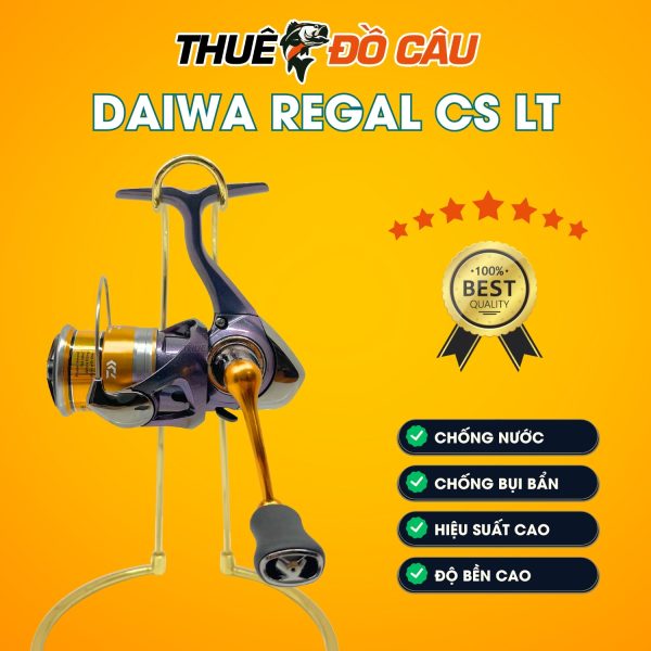 Ứng dụng máy câu đứng Daiwa Regal CS LT