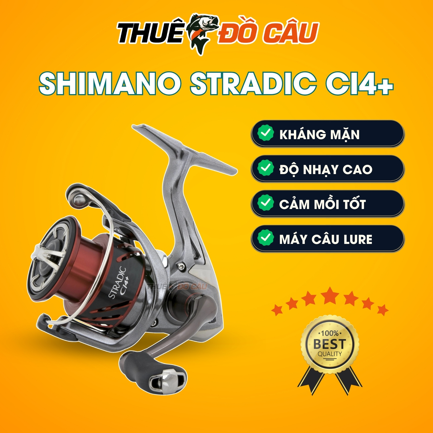 Ứng dụng máy câu Shimano Stradic CI4+