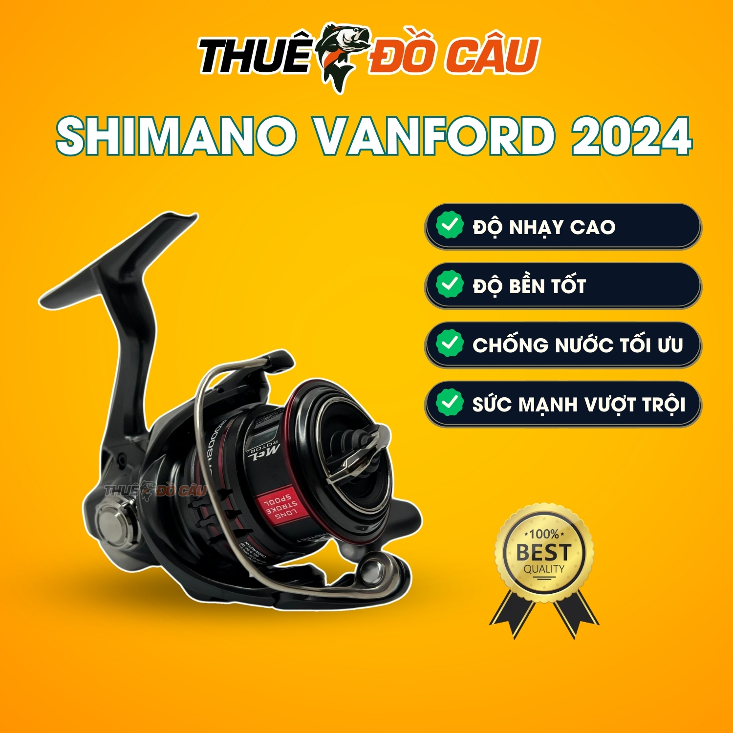 Ứng dụng máy câu đứng Shimano Vanford 2024