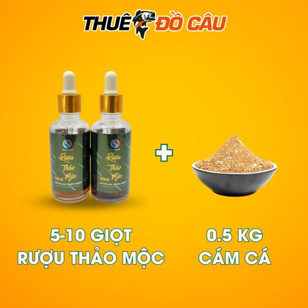 Cách Dùng Hương Liệu Câu Cá Rượu Thảo Mộc Sa Phạm